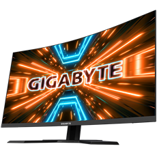 GIGABYTE Ívelt VA LED Monitor 31.5" G32QC 2560x1440, 2xHDMI/Displayport/2xUSB