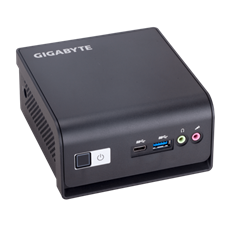 GIGABYTE PC BRIX, Intel Celeron N4500 2.8 GHz, HDMI, MiniDisplayport, LAN, WIFI, Bluetooth, 2.5" HDD hely, USB 3.0