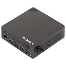 GIGABYTE PC BRIX, Intel Core Ultra U5 225H 4.9GHz, 2xHDMI, Displayport (Type C), LAN, WIFI, BT, 7xUSB