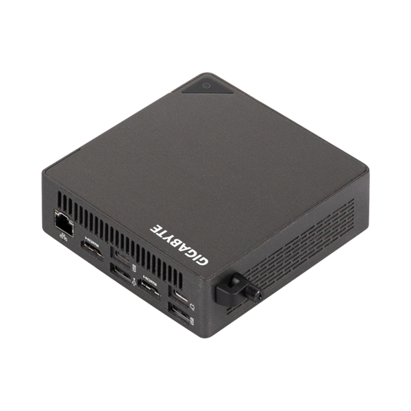 GIGABYTE PC BRIX, Intel Core Ultra U5 225H 4.9GHz, 2xHDMI, Displayport (Type C), LAN, WIFI, BT, 7xUSB