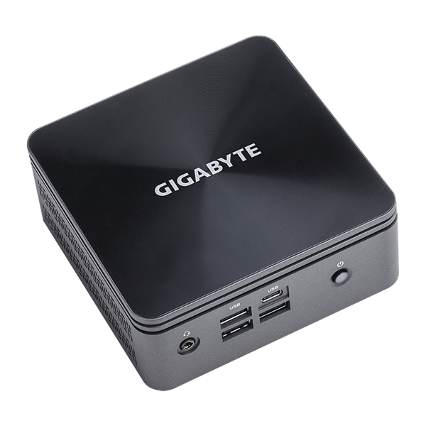 GIGABYTE PC BRIX, Intel Core i7 10710U 4.7GHz, 2xHDMI, LAN, WIFI, BT, COM. 2.5" HDD hely, 6xUSB 3.2