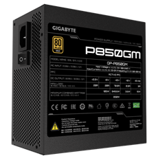 GIGABYTE Tápegység 850W 80+ Gold moduláris