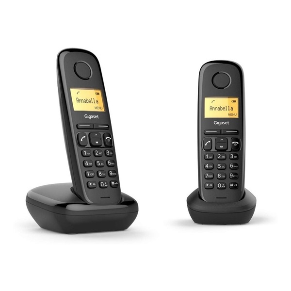 GIGASET ECO DECT Telefon A170 DUO fekete Magyar menü