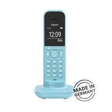 GIGASET ECO DECT Telefon CL390A, legtisztább kék, üzenetrögzítő