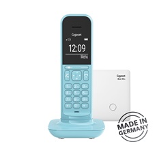 GIGASET ECO DECT Telefon CL390A, legtisztább kék, üzenetrögzítő
