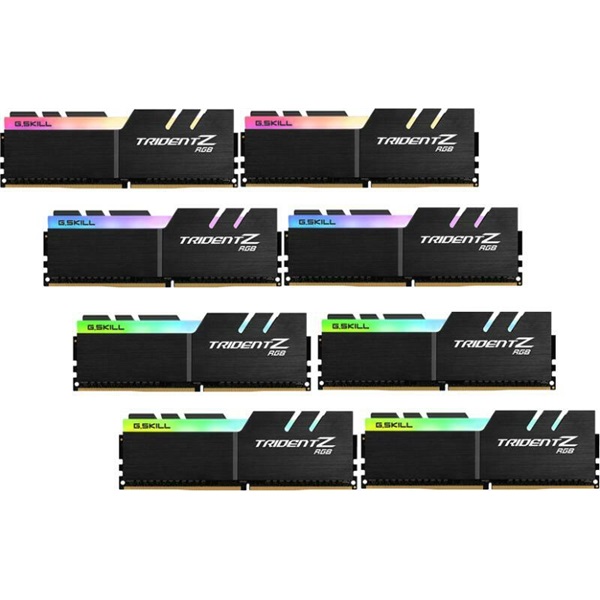 G.SKILL Memória DDR4 64GB 3600Mhz CL14 DIMM, 1.45V, Trident Z RGB (Kit of 8)