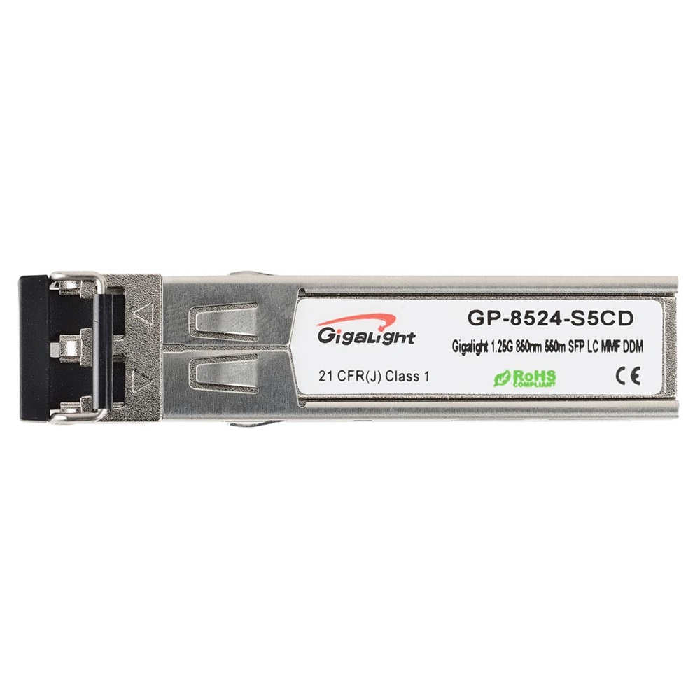 GIGALIGHT Modul SFP, 1.25G, 850nm, 550M reach, 070 temp.range, with
