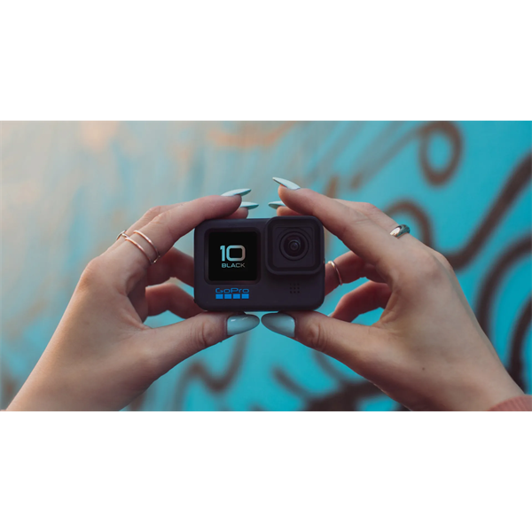 GOPRO Hero 10 Black 101-CN (GP2 processor, 5.3K60 + 4K120 felbontás, HyperSmooth 4.0, vízálló)