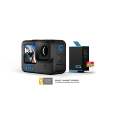 GOPRO Hero 10 Black 101-CN (GP2 processor, 5.3K60 + 4K120 felbontás, HyperSmooth 4.0, vízálló)