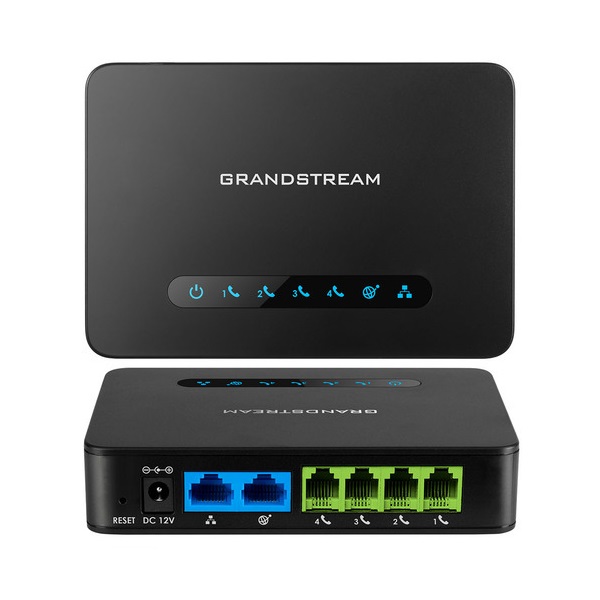 GRANDSTREAM HT814 4 FXS+2LAN portos Analóg  telefon adapter HandyTone