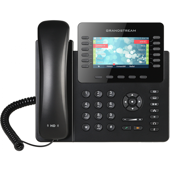 GRANDSTREAM IP telefon, GXP2170, 12-line Executive, HD színes LCD kijelző