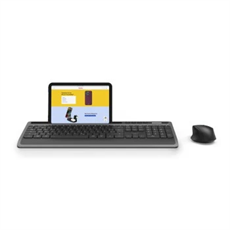 HAMA 13182686, BILLENTYŰZET+EGÉR SZETT "KMW-600 PLUS" MULTI MODE-MULTI DEVICE - fekete