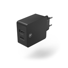 HAMA 210520, UNIVERZÁLIS HÁLÓZATI USB-A ÉS TYPE-C TÖLTŐ, PD/QC, 30W