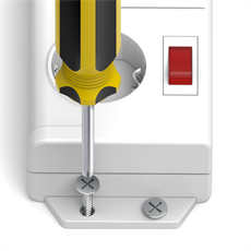 HAMA 223159, HÁLÓZATI ELOSZTÓ, 6-OS, 90 FOK,KÜLÖN KAPCSOLHATÓ 6+1, FEHÉR FIP