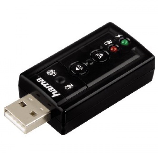 HAMA 51620, USB külső hangkártya "7.1 Surround"