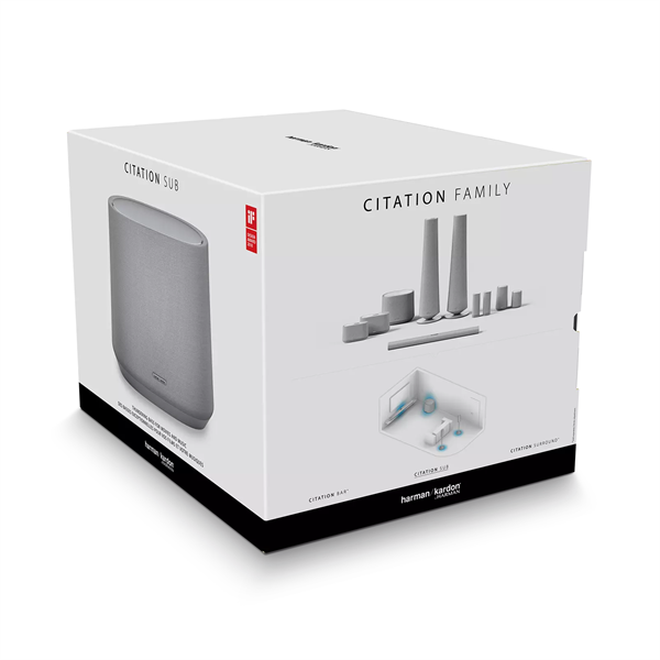 HARMAN KARDON Citation Sub (Thundering bass for movies and music), Szürke