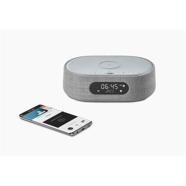 HARMAN KARDON Citation Oasis DAB (Voice-controlled speaker with DAB/DAB+ radio and wireless phone charging), Szürke