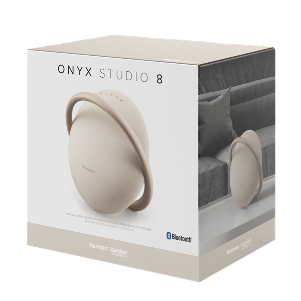 HARMAN KARDON Hordozható Bluetooth Hangszóró Onyx Studio 8, Champagne