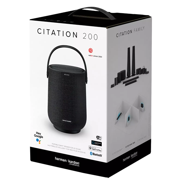HARMAN KARDON Citation 200 (Portable smart speaker for HD sound), Szürke