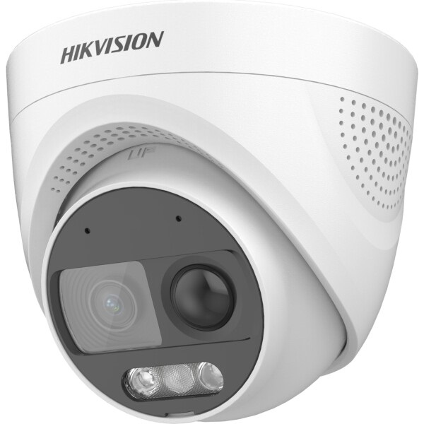 HIKVISION IP Dómkamera kültéri éjjellátó 2 Megapixel 2.8mm Fix Objektív IR 20m (Analóg HD) ColorVu Turbo X Pro