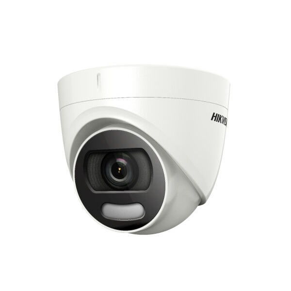 HIKVISION IP Dómkamera kültéri éjjellátó 5 Megapixel 2.8mm Fix Objektív IR 20m (Analóg HD) TVI ColorVu Pro