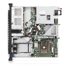 HPE rack szerver ProLiant DL20 Gen11, Xeon E-2436 6C 1P 2.90GHz, 1x32GB, 2x480GB SSD 4SFF, VROC, NC, 1x800W