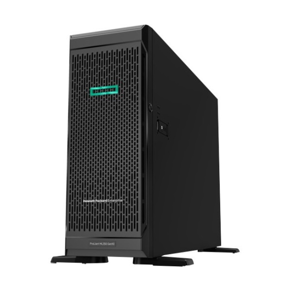 HPE torony szerver ProLiant ML350 Gen10, 8C Xeon-S 4110 2.1GHz, 16GB, no HDD, P408i-a, 1x800W