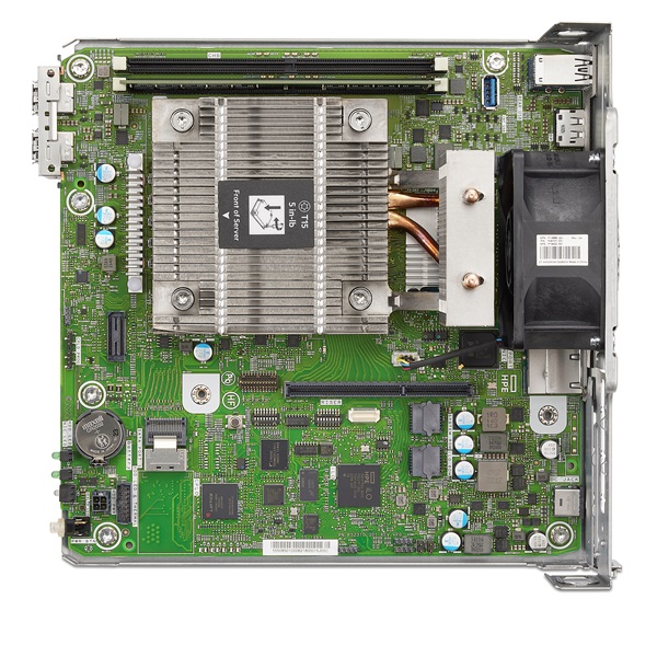 HPE torony szerver ProLiant MicroServer Gen10 Plus, Xeon E-2314 4C 1P 2.80GHz, 1x16GB, NoHDD, 4LFF-NHP, VROC, 1x180W