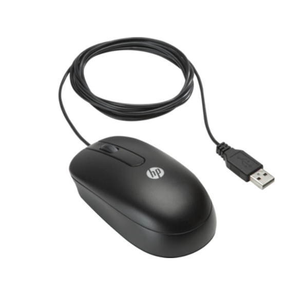HP (Bulk, 100 db) Vezetékes egér, USB, Scroll, Optikai, fekete