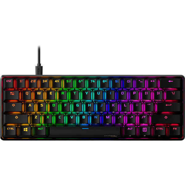 HP HYPERX Vezetékes Billentyűzet Alloy Origins 60 RGB Aqua  - Mechanical Gaming Keyboard US
