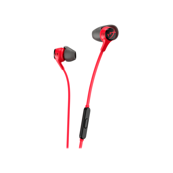 HP HYPERX Vezetékes Fülhallgató Cloud Earbuds II red