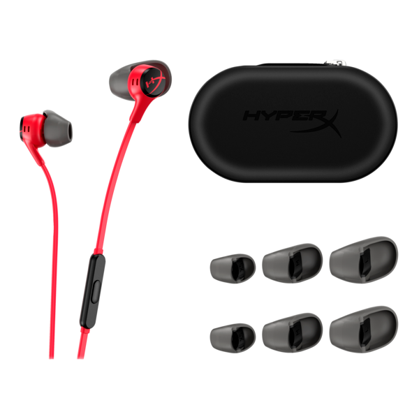 HP HYPERX vezetékes gaming fülhallgató Cloud Earbuds II - piros