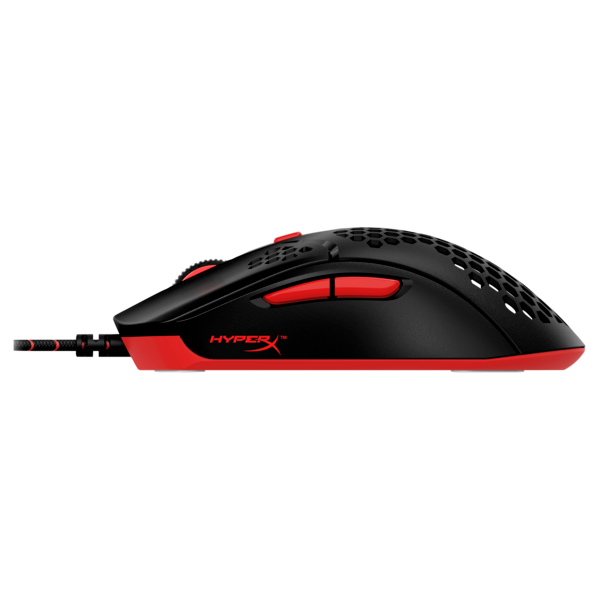 HP HYPERX Vezetékes Egér Pulsefire Haste - Gaming Mouse Black-Red