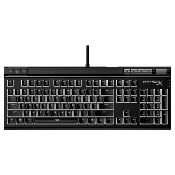 HP HYPERX Vezetékes Billentyűzet Alloy Elite 2 Red - Mechanical Gaming Keyboard US