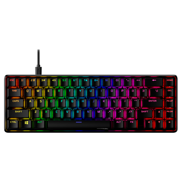 HP HYPERX Vezetékes Billentyűzet Alloy Origins 65 RGB Red - Mechanical Gaming Keyboard US