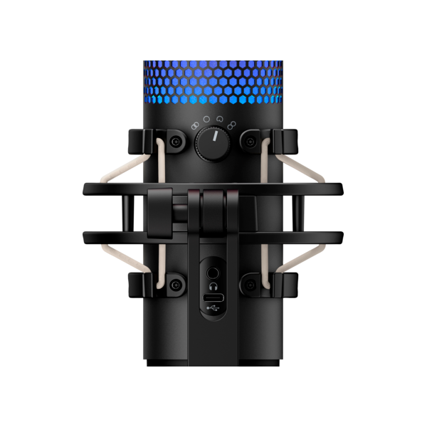 HP HYPERX vezetékes mikrofon QuadCast S RGB - fekete
