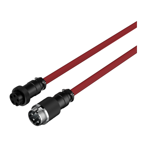 HP HyperX USB-C spirálkábel - vörös/fekete