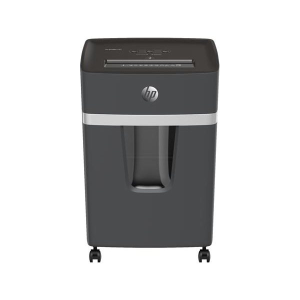 HP Iratmegsemmisítő, konfetti, 15 lap, "Pro Shredder 15CC", sötétszürke