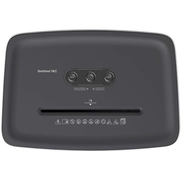 HP Iratmegsemmisítő, konfetti, 18 lap, "Oneshred 18CC", világosszürke