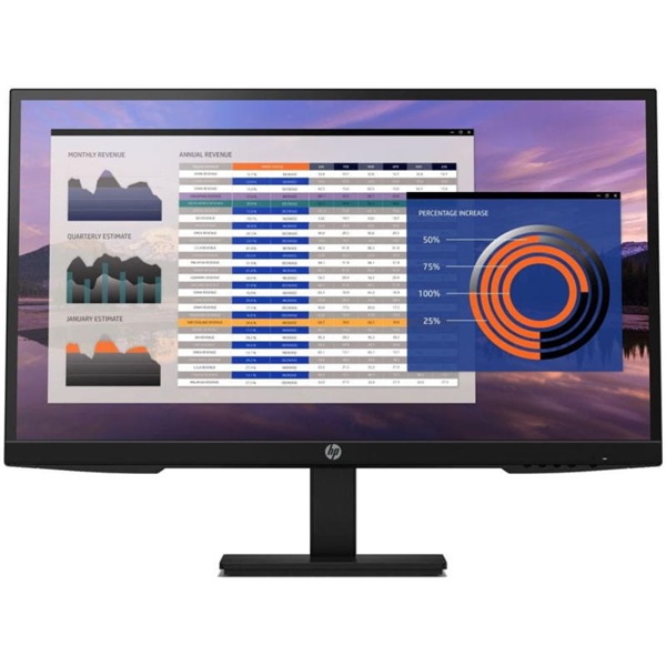 HP LED Monitor 27" ProDisplay P27h G4 AG IPS, 1920x1080, 16:9, 1000:1, 250cd, 5ms, VGA, HDMI, DisplayPort, fekete