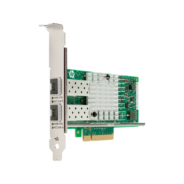 HP PCI-e Vezetékes hálózati Adapter Intel X550 10GBASE-T Dual Port