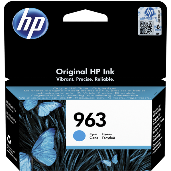 HP Patron 3JA23AE (HP No963) Officejet Pro, ciánkék, 700/oldal