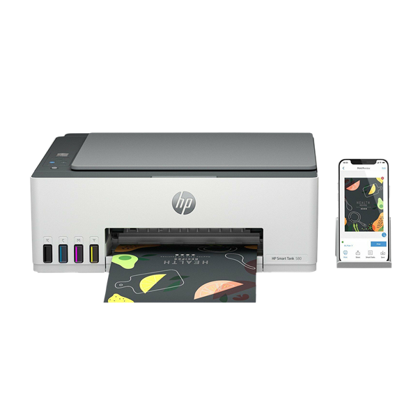 HP Tintasugaras MFP NY/M/S  Smart Tank 580 tintatartályos multifunkciós nyomtató, USB/Wlan A4 12lap/perc(ISO)