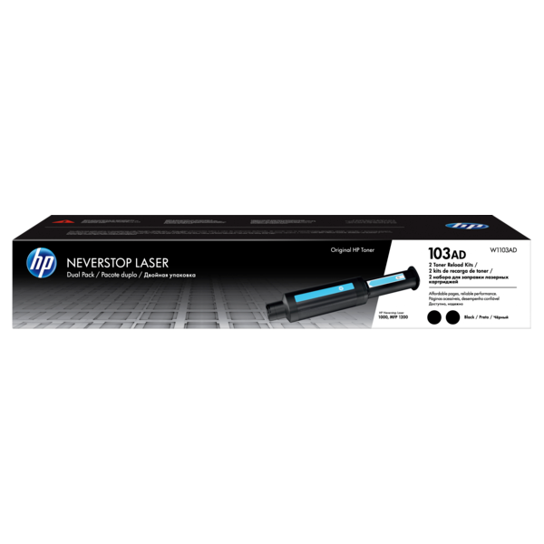 HP Toner 103A Neverstop Újratöltő KIT dupla csomag, fekete 2*2500/oldal
