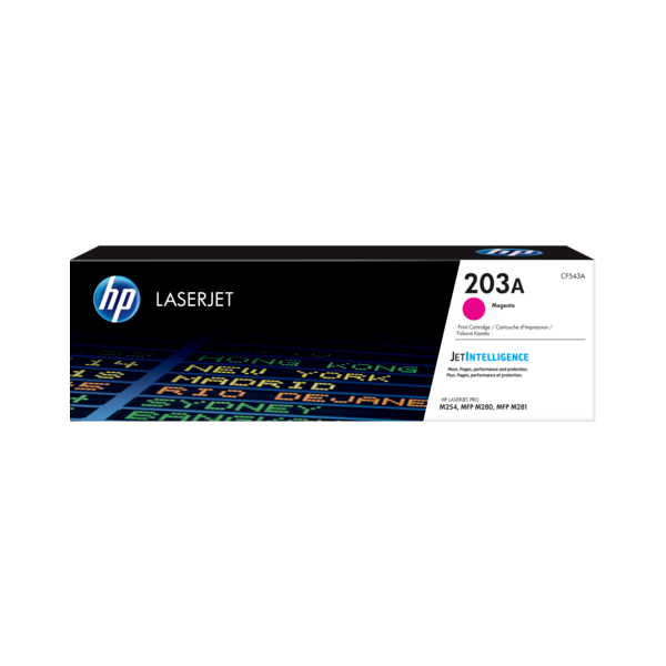 HP Toner (203A) CF543A bíborvörös 1300/oldal