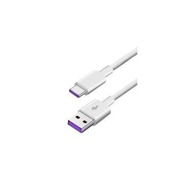HUAWEI AP71 USB Type C Data Cable USB 2.0, 5V5A,Power & Data CABLE,1m,USB A,TYPE C, Fehér