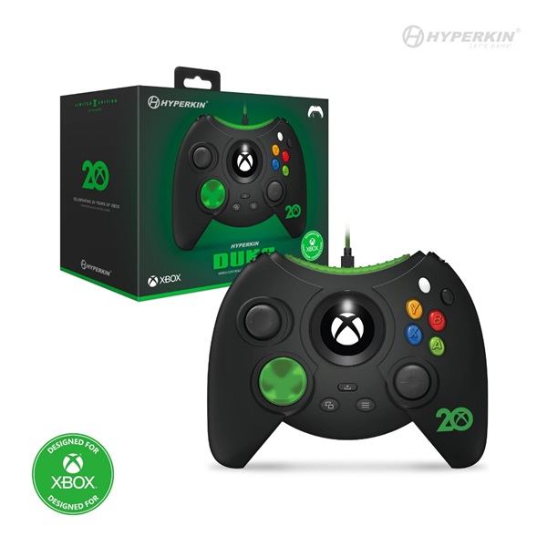 HYPERKIN Duke Xbox Series|One/Windows 11|10 20.Évf. Xbox liszenszelt Vezetékes kontroller, Fekete