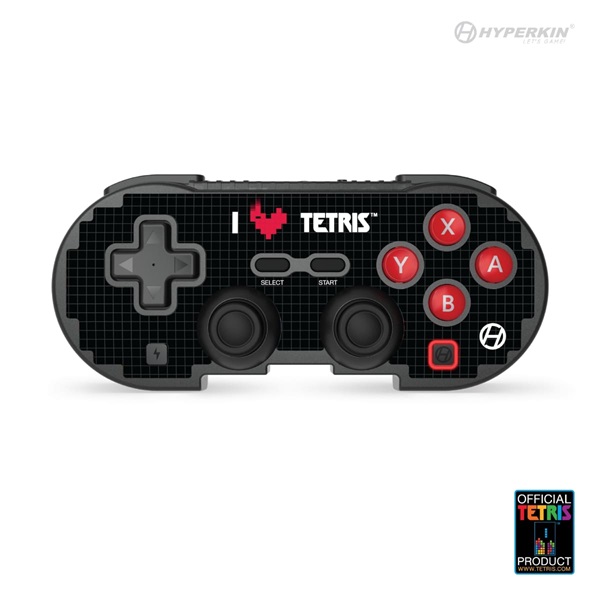 HYPERKIN Pixel Art Tetris Nintendo Switch/PC/Mac/Android "Heart Drop" BT kontroller