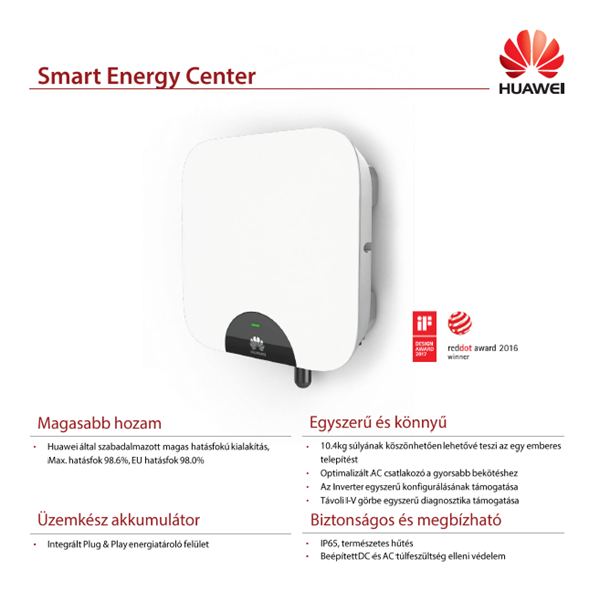 Huawei SUN2000-2KTL-L1 - 1 fázis inverter