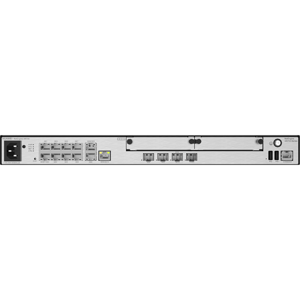 Huawei eKit Router 2x1000BASE-T combo (WAN) + 1x10GE(SFP+) (WAN) + 8x1000BASE-T (LAN) + 1xGE-co LAN, 2xUSB, 2xSIC, AR730